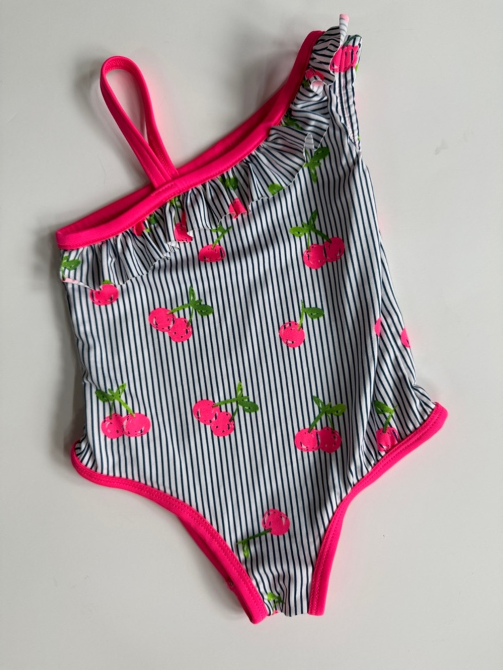 PINK PLATINUM Striped Cherry Swimsuit